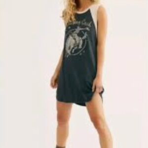 Free People Daydreamer Johnny Cash Tunic Dress Sz S